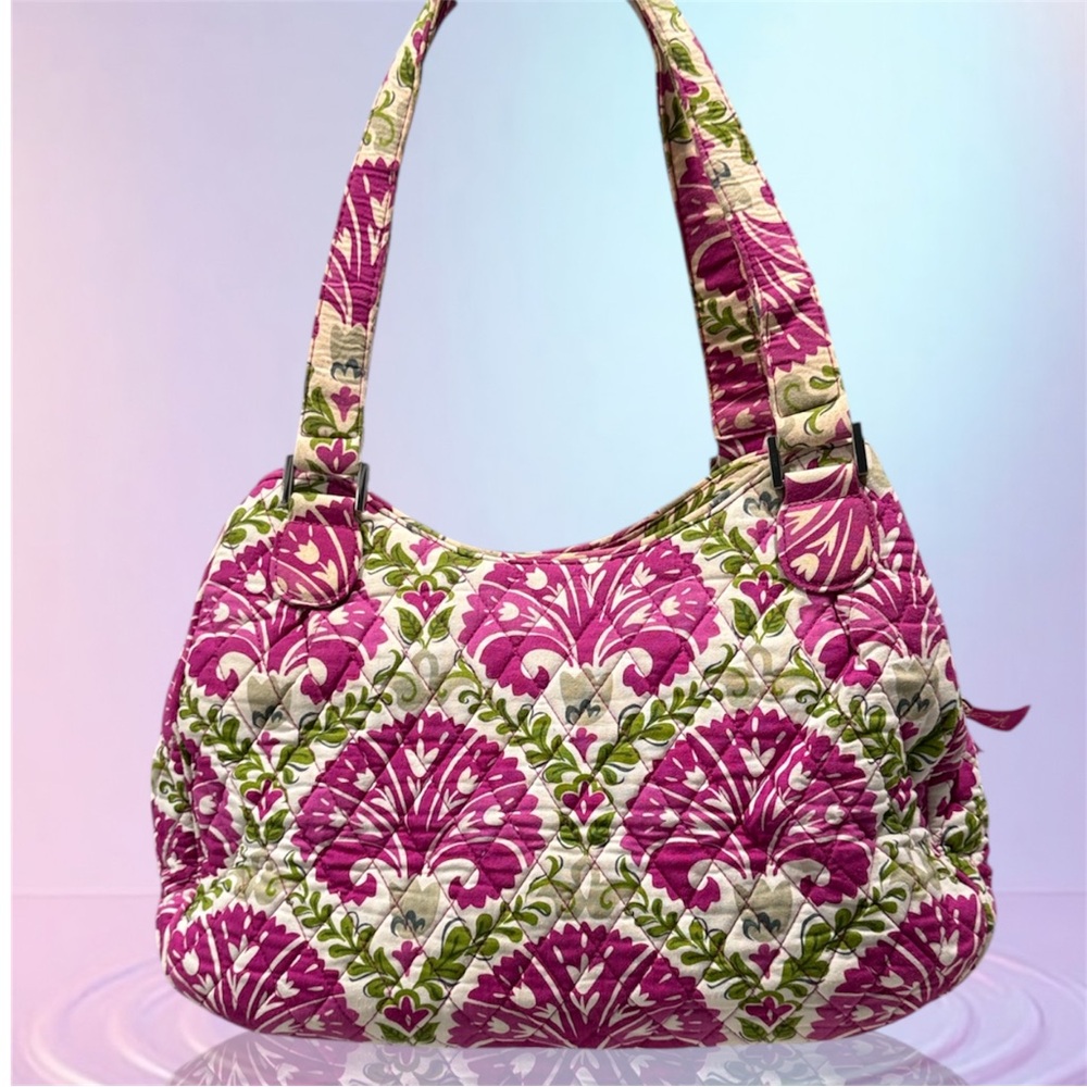Vera Bradley Emily Satchel in the retired Julep Tulip pattern